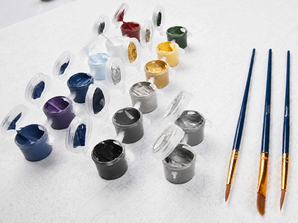 Mal efter tal – Julenat med metallic